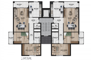 1.Kat Planı