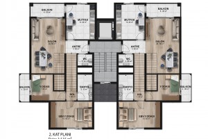 2.Kat Planı