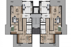 Çatı Arası Planı
